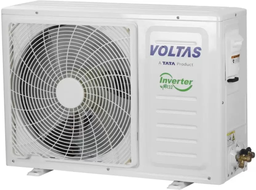 Voltas 185V Verdant Pearl Pure Air 1.5 Ton 5 Star Inverter Expandable Split AC | Super UVC, Titanium Dioxide Filter, 6-Step Cooling, R-32, Copper Condenser – White | Suraj Electronics