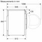 BOSCH WPG24108IN 9 kg Tumble Dryer Series 4 condenser Silver inox