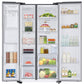 Samsung RS78CG8543S9HL 633L 3 Star AI Inverter Side-by-Side Refrigerator | Convertible 5-in-1 | Twin Cooling | Wi-Fi & Ice Water Dispenser | Refined Inox