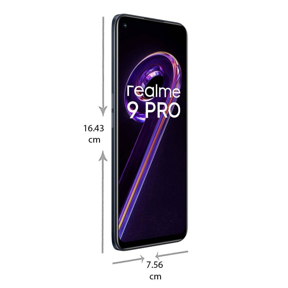 Realme 9 Pro 5G 128 GB, 6 GB RAM, Midnight Black, Mobile Phone