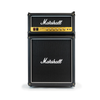 Marshall MF4.4BLK-NA 126 Litre Mini Bar Fridge | 4.4 cu ft | Black Edition | Iconic Amp Design | With Freezer