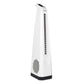 Symphony Surround Bladeless Tower Fan for Room & Office | High-Speed with Swivel Action & Simple Knob Control | Low Power Consumption | 1 Year Warranty | White