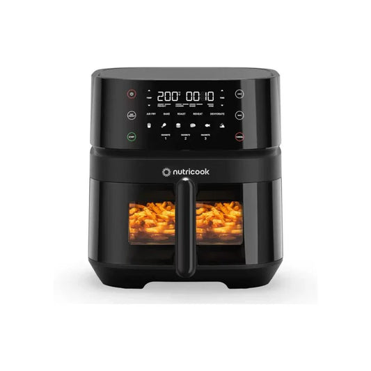 Nutricook NC-AF357VIN Air Fryer 3 VISION | 5.7L Digital Air Fryer with Clear Window, SmartTemp Technology | Suraj Electronics Delhi NCR