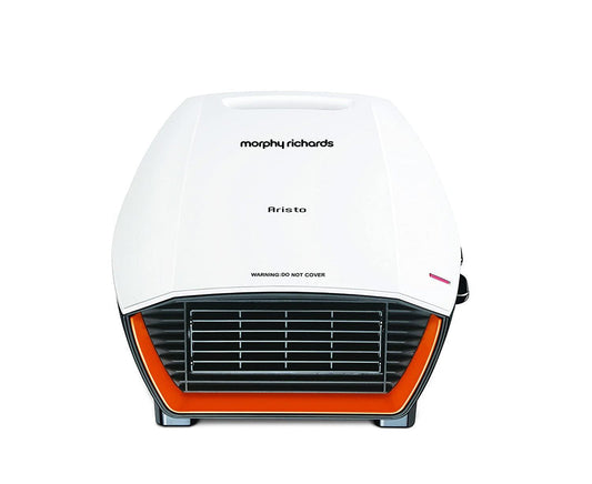Morphy Richards Aristo 2000 Watts PTC Room Heater (White) – Adjustable Thermostat, Overheat Protection, Compact Design, 2-Year Warranty