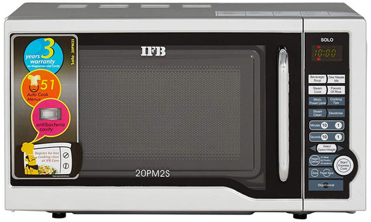 IFB Solo 20PM2S 20 Liters 1200 Watts Microwave Oven (Silver)