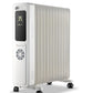 Russell Hobbs ROR13DF 2900W 13-Fin Oil Filled Radiator Room Heater | Smart Digital Heating, Wide Temp Range, 24H Timer, Intelligent Modes, Safety Protection | LED Touch, Foldable Wheels