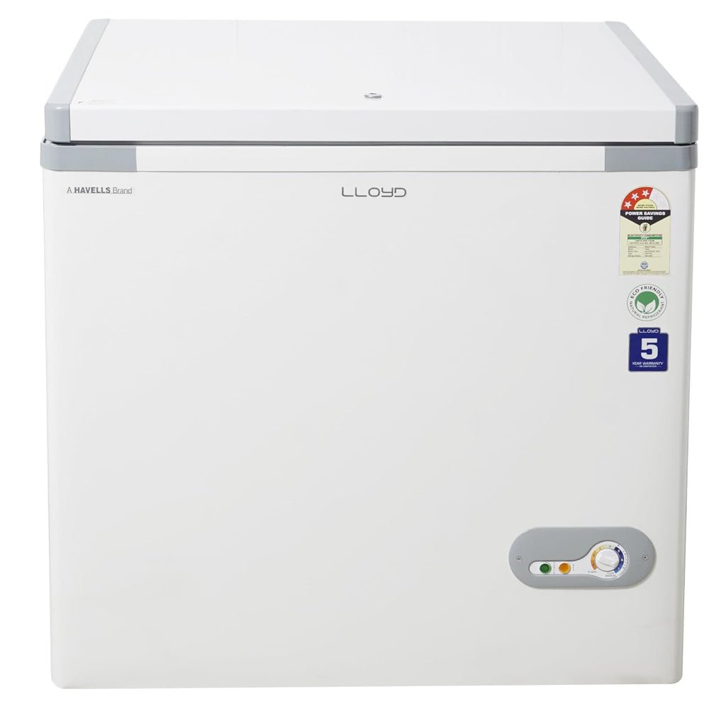Havells Lloyd GLHT223CSV 200 Litre 3 Star Hard Top Single Door Convertible Deep Freezer, ( White) ( 200 Litre 3 Star)