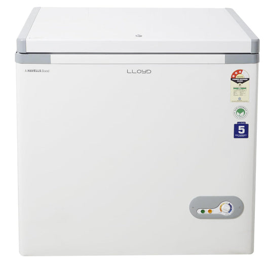 Havells Lloyd GLHT223CSV 200 Litre 3 Star Hard Top Single Door Convertible Deep Freezer, ( White) ( 200 Litre 3 Star)