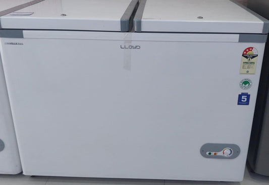 Havells Lloyd GLHT424CDV 397Litre 3 Star Hard Top Double Door Convertible Deep Freezer, ( White)