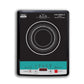 KENT Emerald Induction Cooktop 1500W|Faster Cooking With 5 Preset Options|Full Microcrystalline Glass|Adjustable Temperature Function|Overheat Protection|Safe Cooking And Easy Cleaning,Black