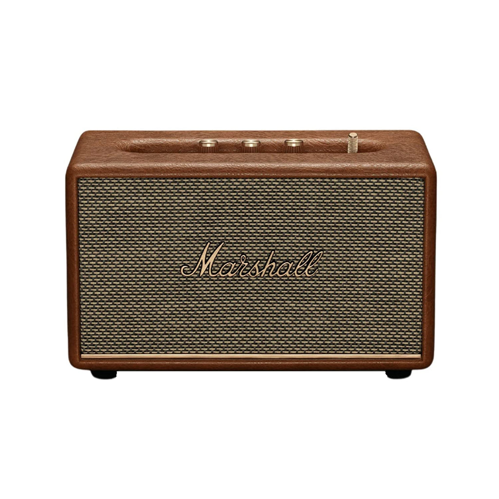 Marshall Acton III Bluetooth Speaker – Gen 3 with Wider Stereo Sound, Dynamic Loudness & Sustainable Design – Brown