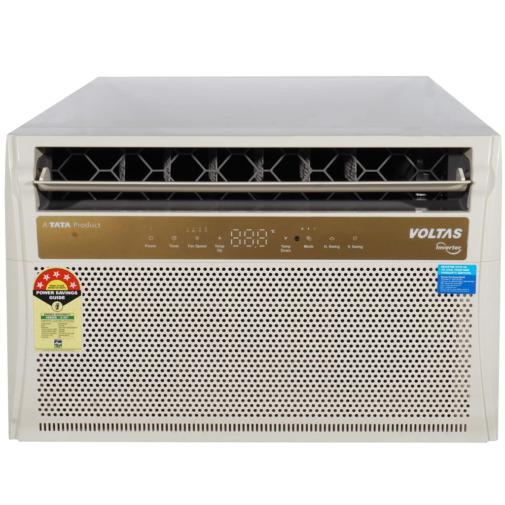 Voltas 185V Vertis Topaz 1.5 Ton 5 Star Inverter Window AC – Copper Condenser, R32 Refrigerant, High Ambient Cooling, Made in India
