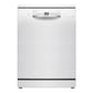 Bosch 14 Place Settings Dishwasher SMS6IKW01I, Free-Standing, 60 cm, White, Home Connect, EcoSilence Drive, Intensive Kadhai Wash, Inverter Motor)