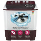 LG P105ASRAZ 10.5 kg 5 Star Wind jet dry Semi-Automatic Top Load Washing Machine ( Burgundy, Roller Jet Pulsator)