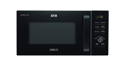 IFB 20BC5 20L Convection Microwave Oven – Touch Panel, Baking, Grilling, Steam Clean, Auto-Cook Menus – Black