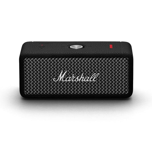 Marshall Emberton II Portable Bluetooth Speaker (Black & Steel) | 30+ Hour Playtime | IP67 Water Resistant