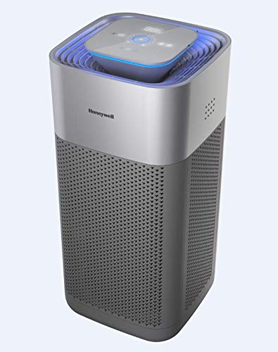 Honeywell Air Touch X3 Air Purifier (Silver) | H12 HEPA Filter, 600 CADR, PM2.5 Indicator, Wi-Fi App Control, 3D Airflow for Large Rooms