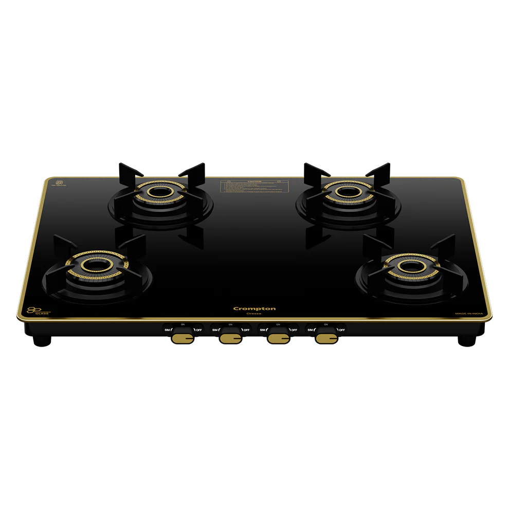 Crompton Oressa CKT-ORR704-MSB 4 Burner 70 cm Slim Glass Cooktop