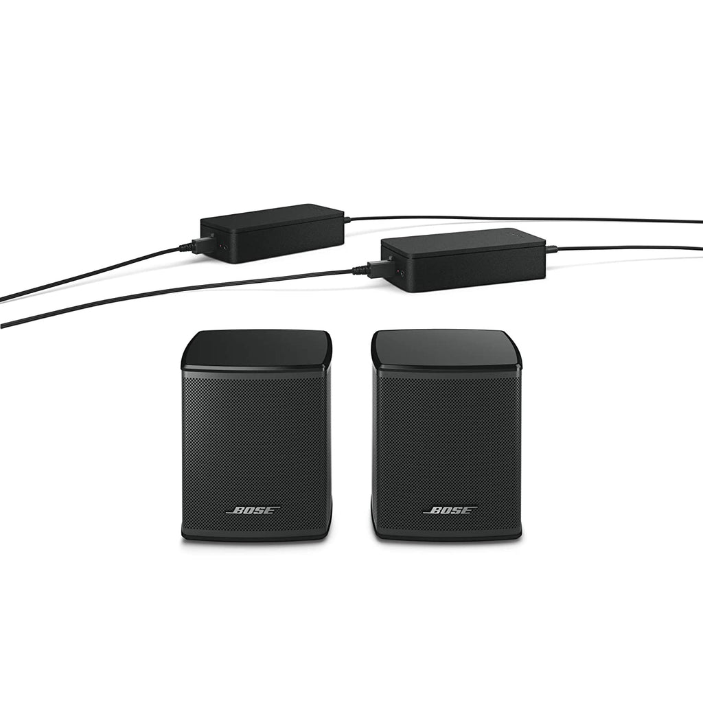 Bose Surround Speakers 809281-5100 (Black) – Wireless Rear Speakers for Bose Soundbar 300/500/700 | Immersive Home Theater Sound