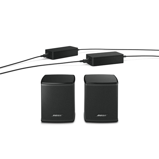Bose Surround Speakers 809281-5100 (Black) – Wireless Rear Speakers for Bose Soundbar 300/500/700 | Immersive Home Theater Sound