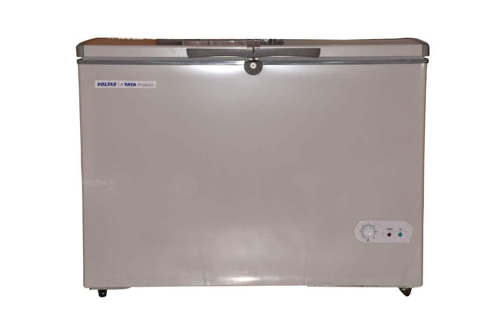 Voltas  CF HT 320 DD A CONVERTIBLE PCM GREY (Double Door Deep Freezer, 320 Liters, Grey)