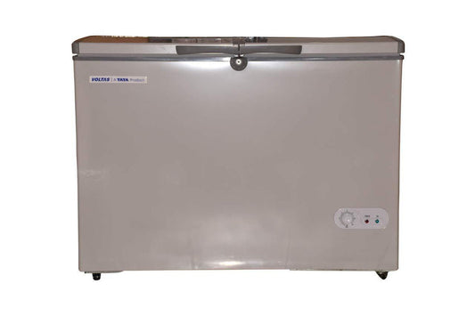 Voltas  CF HT 320 DD A CONVERTIBLE PCM GREY (Double Door Deep Freezer, 320 Liters, Grey)