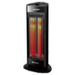 Havells Walthero Carbon Black 1000W Tower Room Heater | Dual Heat Settings | Tip-Over Safety | Oscillation | Rust-Free Reflector | Made in India