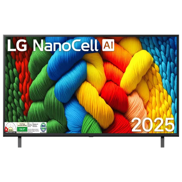 LG 43NANO83A6A NanoCell AI 109.22 cm (43 inch) 4K Ultra HD Smart WebOS TV with Dolby Atmos (2025 Model)
