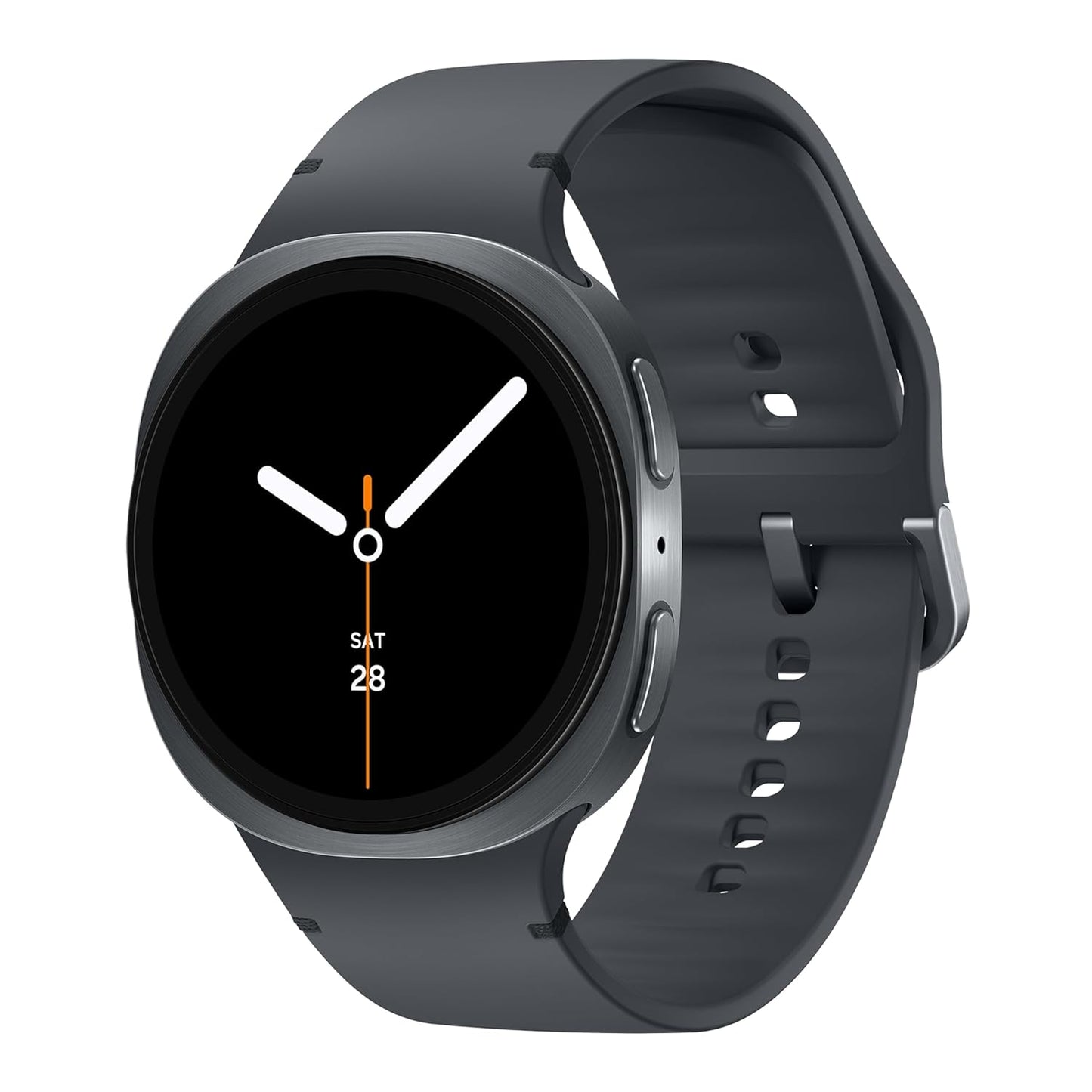 Samsung Galaxy Watch8 (40mm, LTE, Graphite) with 3nm Processor | Dual GPS | Sapphire Glass & Armor Aluminum | 5ATM & IP68 | BP, ECG, IHRN & Vascular Load Monitoring | Anti-oxidant Index