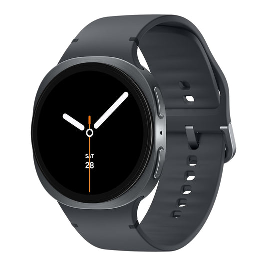 Samsung Galaxy Watch8 (40mm, LTE, Graphite) with 3nm Processor | Dual GPS | Sapphire Glass & Armor Aluminum | 5ATM & IP68 | BP, ECG, IHRN & Vascular Load Monitoring | Anti-oxidant Index