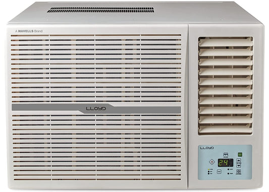 Lloyd 1.5 Ton 3 Star Window AC (GLW18C3YWSEW) | 100% Copper, R32 Refrigerant, Blue Fin Coils | Fast Cooling @48°C | Buy Online at Suraj Electronics