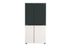 LG GL-B257EET3 650L Side-By-Side Refrigerator with Door Cooling+™, WiFi Convertible, Smart Diagnosis