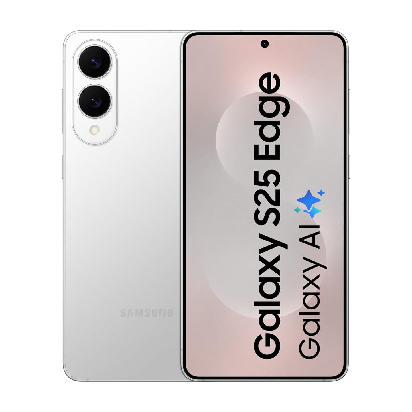 Samsung Galaxy S25 Edge 5G AI Smartphone (Titanium Silver, 12GB RAM, 256GB Storage) | Precision Built with Titanium | Ultra-Sleek and Premium with a 200 MP Camera | Snapdragon 8 Elite for Galaxy