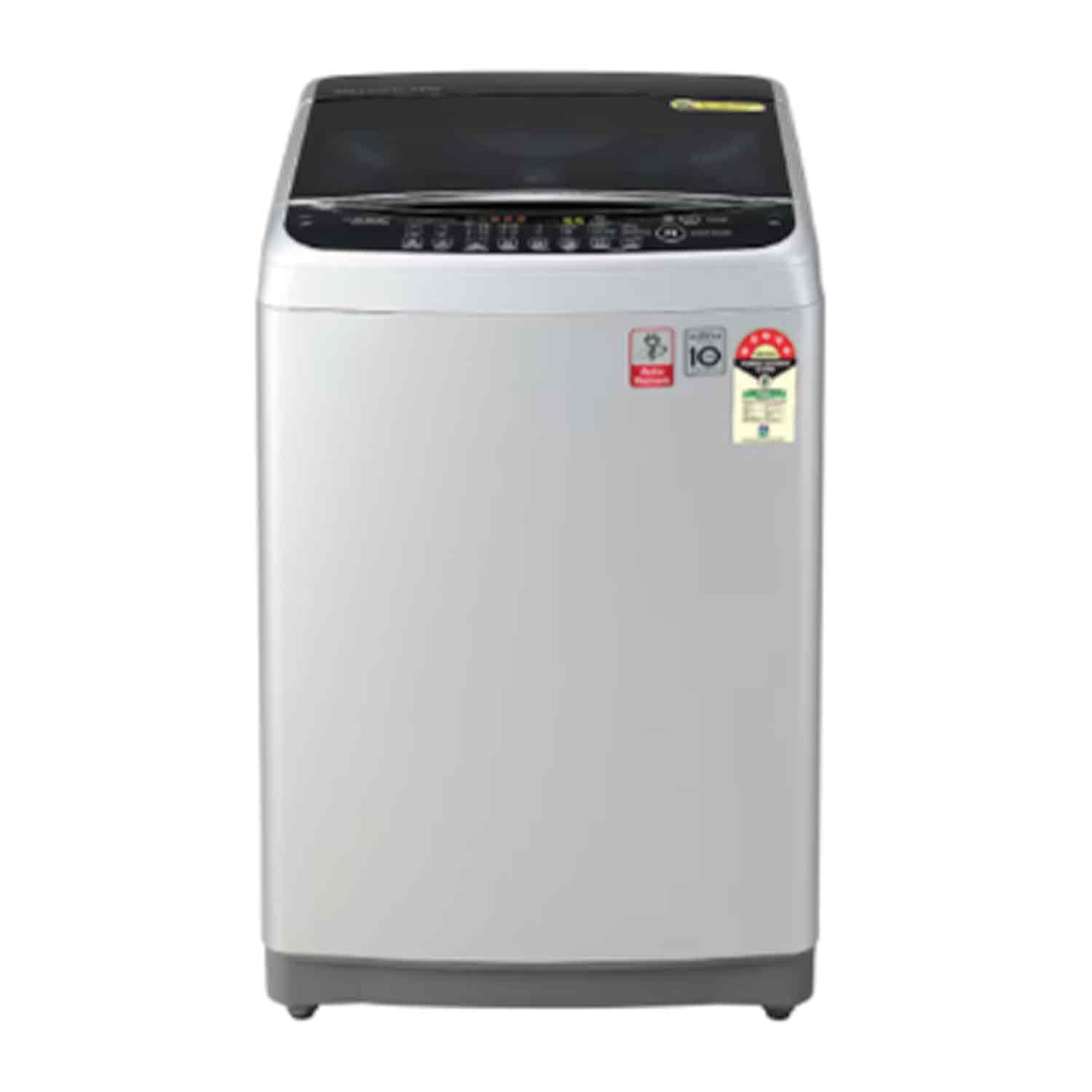 LG T70AJSF1Z 7 Kg 5 Star Inverter Fully Automatic Top Load Washing Machine with TurboDrum & Jet Spray+ (Middle Free Silver)