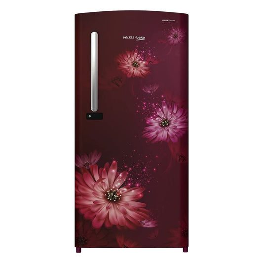 Voltas Beko RDC220C/S0DWE 185 L 3 star Direct Cool Refrigerator,  Dahlia Wine