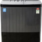 Voltas Beko WTT140UPA/BKSSDG5GTDA 14 Kg Semi-Automatic Top Load Washing Machine (5 Star, Double Waterfall, 1350 RPM, Black Grey)