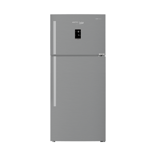 Voltas Beko RFF533IF 510L 2 Star Frost Free Double Door Refrigerator | StoreFresh+™, NeoFrost™, ProSmart™ Inverter, Active Fresh Blue Light, IonGuard – Inox Look | Suraj Electronics