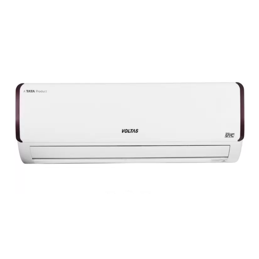 Voltas 185V Verdant Pearl Pure Air 1.5 Ton 5 Star Inverter Expandable Split AC | Super UVC, Titanium Dioxide Filter, 6-Step Cooling, R-32, Copper Condenser – White | Suraj Electronics