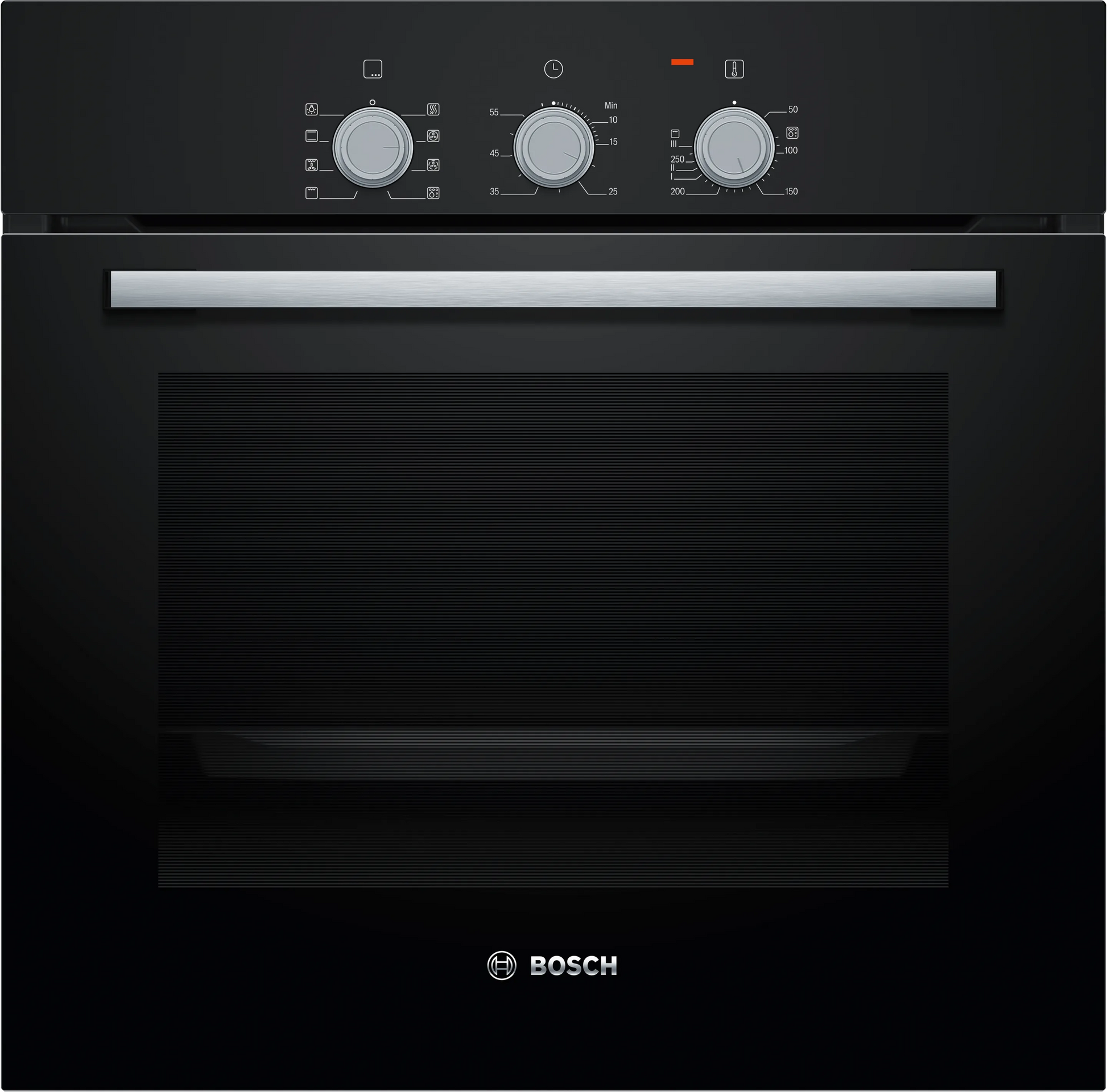 Bosch HBF031BA0I Serie 2 66L Built-In Oven (Black, EcoClean, Fast Preheat, 5 Cooking Modes)