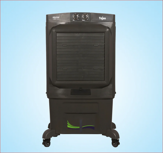 Voltas 110L Desert Cooler Tejas 110 | Honeycomb Cooling | Ice Chamber | Inverter Support | Heavy Duty Wheels