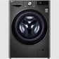 LG FHD0905STB 9 kg / 5 kg 5 Star AI Direct Drive WiFi Front Load Washer Dryer | TurboWash 360°, Steam+, Inverter Motor, Smart ThinQ App, Made in India