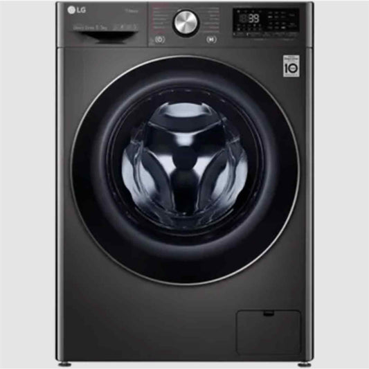 LG FHD0905STB 9 kg / 5 kg 5 Star AI Direct Drive WiFi Front Load Washer Dryer | TurboWash 360°, Steam+, Inverter Motor, Smart ThinQ App, Made in India