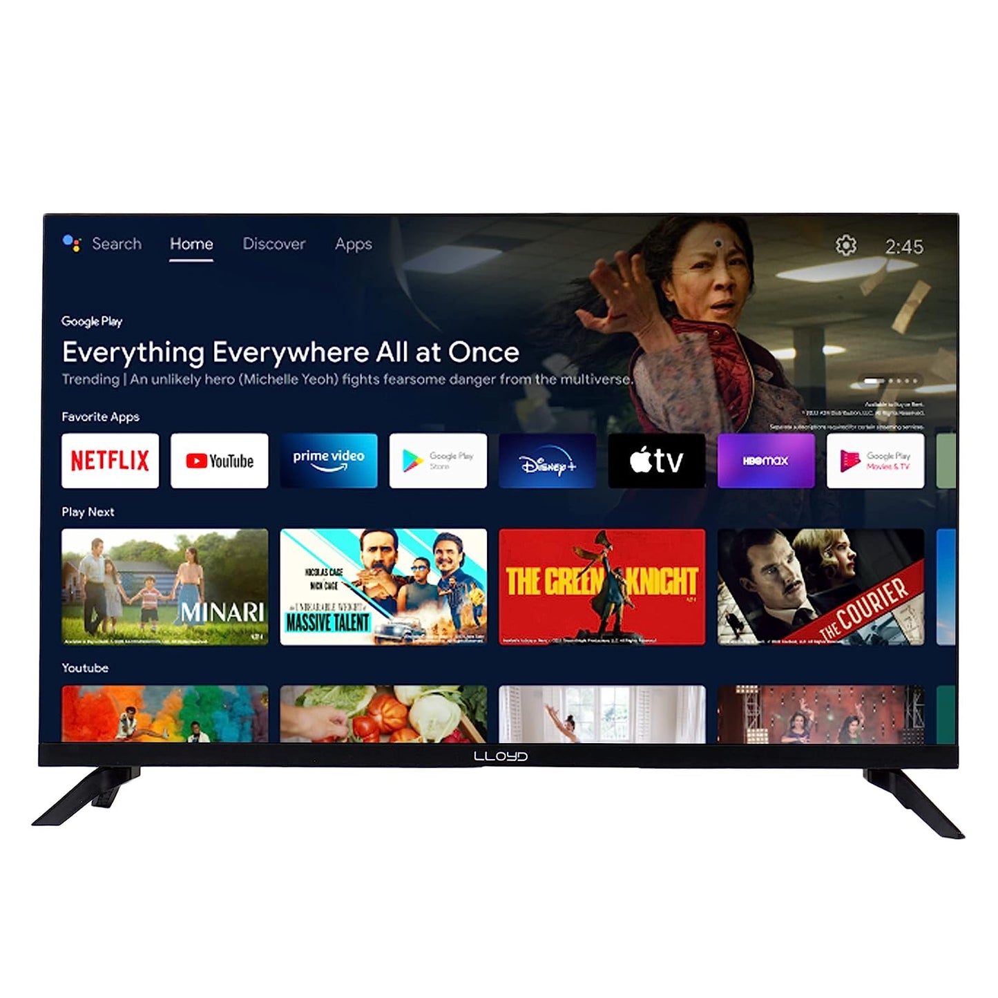 Lloyd 32HS550G  80cm (32 Inches) HD Ready Smart Web OS LED TV (Black) 2025