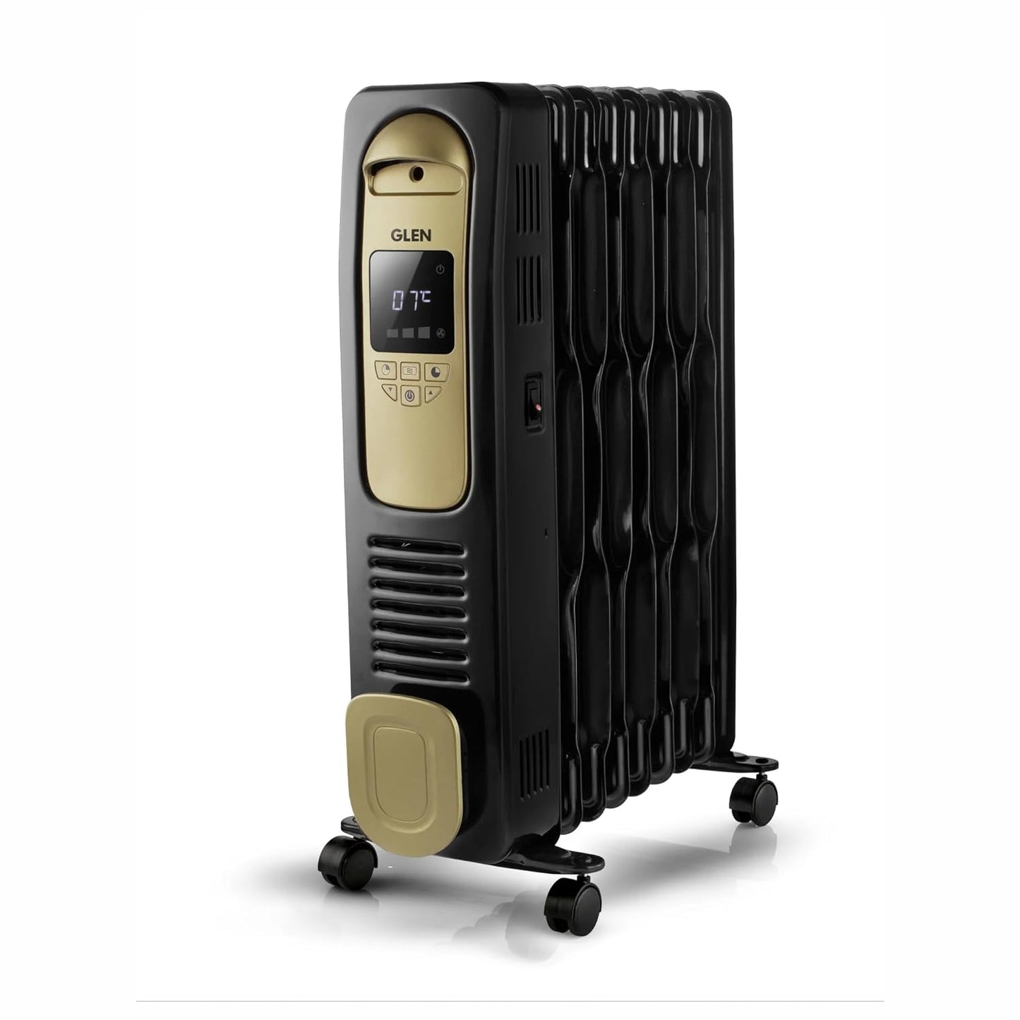 Glen HA 7013DOR9 9-Fin Oil Filled Radiator Room Heater | 2000 W | PTC Fan | Digital Display | 2 Years Warranty | Suraj Electronics Delhi NCR