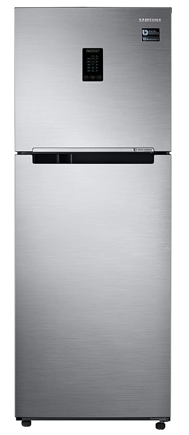 Samsung RT34C4522S8/HL 301L 2 Star Inverter Frost-Free Convertible 5 In 1 Double Door Refrigerator (Elegant Inox )