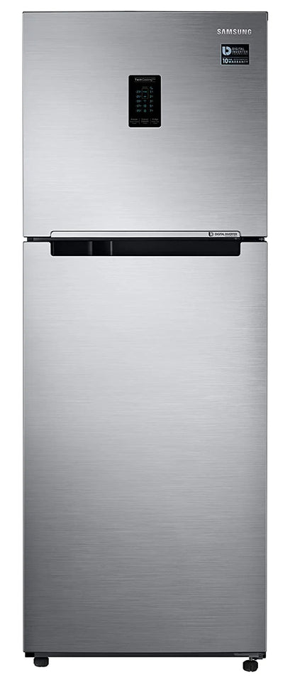 Samsung RT34C4522S8/HL 301L 2 Star Inverter Frost-Free Convertible 5 In 1 Double Door Refrigerator (Elegant Inox )