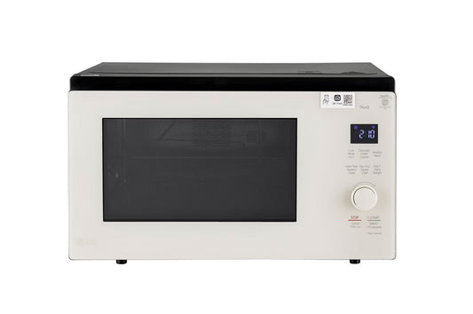 LG MJEN326SBW 32 L Scan-To-Cook Charcoal Convection Microwave Oven with Charcoal Lighting Heater, Wi-Fi , Diet Fry, Motorised Rotisserie, Beige