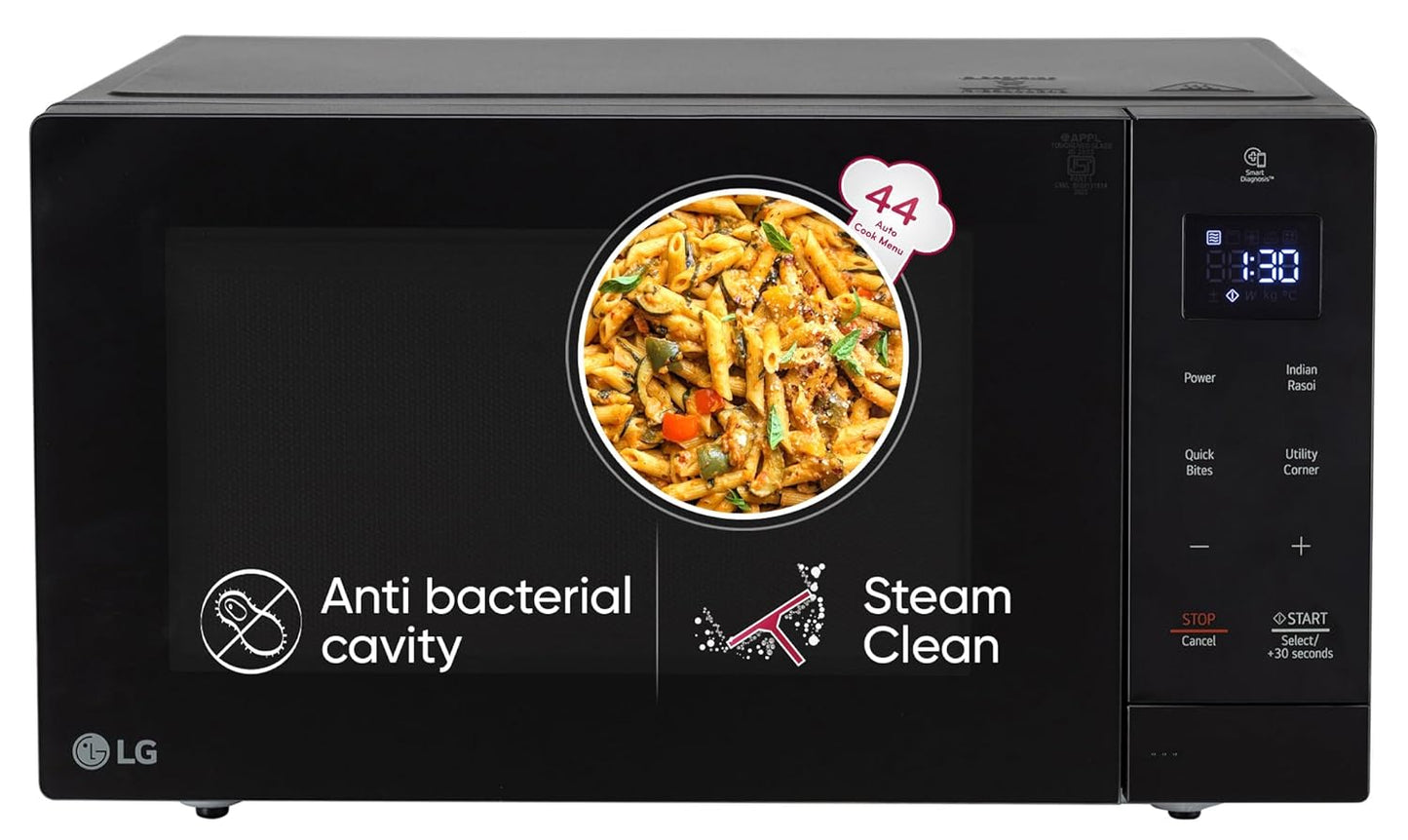 LG MS3032BK 30 L Solo Microwave Oven | iWave Technology | Steam Clean | 44 Auto Cook Menu | Suraj Electronics Delhi NCR