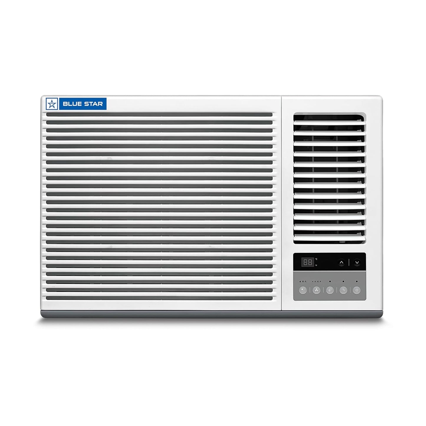 Blue Star WFE318P 1.5 Ton 3 Star Window AC – Copper Condenser, Turbo Cool, Dust Filter, Comfort Sleep, Self Diagnosis (White)