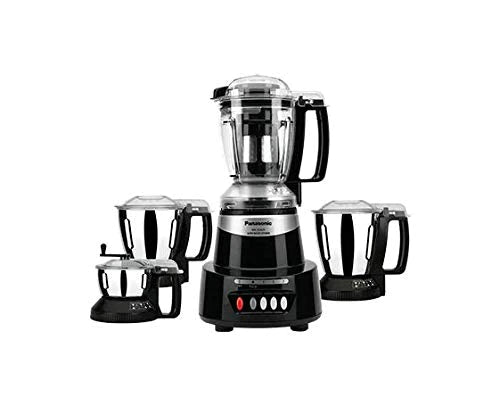 Panasonic MX-AV425 BLACK 600 Juicer Mixer Grinder (4 Jars, Black)